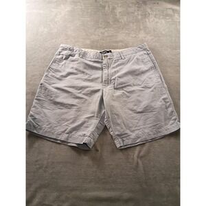 Chaps Shorts Mens 40 Blue Lightweight Chino 10 Inseam Cotton Casual Summer